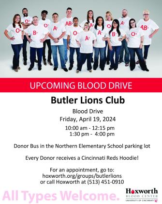 Butler Lions Club Blood Drive